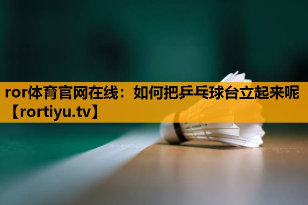 如何把乒乓球台立起来呢