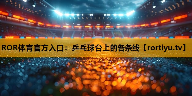 乒乓球台上的各条线